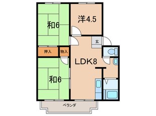 サニーハイツ東甲子園の物件間取画像